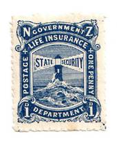 NEW ZEALAND 1905 Life Insurance 1d Blue. - 74620 - UHM
