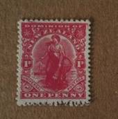 NEW ZEALAND 1925 1d Dominion on Art Paper with imitation watermark. Blurred Frame Flaw. - 74637 - MNG