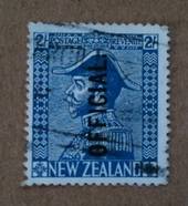 NEW ZEALAND 1926 Geo 5th Official 2/- Blue. Good used. Light Roller Cancel. - 74647 - Used