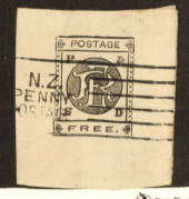 NEW ZEALAND Cut out from FREE Envelope Printing & Stationery Department. - 74652 - PostalHist