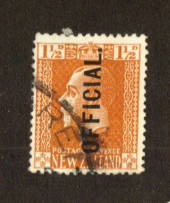 NEW ZEALAND 1915 Geo 5th Official  1½d Orange-Brown. Cowan Paper. Perf 14x15. - 74662 - VFU