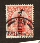 NEW ZEALAND 1909 1d Dominion with major flaw on the A in the overprint. - 74675 - FU