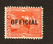 NEW ZEALAND 1926 Geo 5th Admiral Official 1d Red with "No Stop after "Official" flaw. - 74678 - LHM