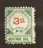 NEW ZEALAND 1899 Postage Due 3d Red and Green. Fine copy. - 74719 - VFU