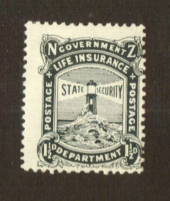 NEW ZEALAND 1905 Government Life 1½d Black. - 74734 - Mint