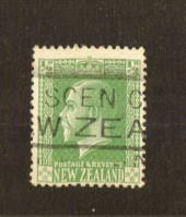 NEW ZEALAND 1915 Geo 5th Definitive ½d Apple-Green on Provisional Art Paper with Litho Watermark. - 74750 - Used
