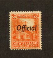 NEW ZEALAND 1935 Pictorial Official 2d Orange. Perf 14 line. - 74751 - MNG