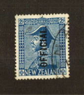 NEW ZEALAND 1926 Geo 5th Official 2/- Blue. - 74758 - FU