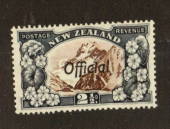 NEW ZEALAND 1935 Pictorial Official 2½d Mt Cook. Perf 14-13 x 13.5. - 74761 - LHM
