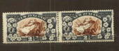 NEW ZEALAND 1935 Pictorial 2½d Mt Cook. Perf 14 comb. Superb pair with light cds. - 74780 - VFU