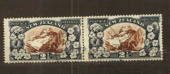 NEW ZEALAND 1935 Pictorial 2Â½d Mt Cook. Perf 14 comb. Superb pair with light cds. - 74780 - VFU