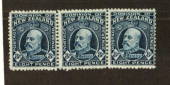 NEW ZEALAND 1916 Edward 7th Definitive 8d Indigo-Blue. Provisional issue on pictorial paper. Perf 14 line.  Watermark 7a. Nice s