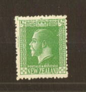 NEW ZEALAND 1915 Geo 5th Definitive ½d Green on Jones paper. - 74792 - Mint