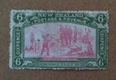NEW ZEALAND 1906 Christchurch. Exhibition 6d Green and Pink. Unhinged but there are minor imperfections in the gum. No toning. -