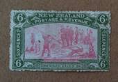 NEW ZEALAND 1906 Christchurch. Exhibition 6d Green and Pink. Unhinged but there are minor imperfections in the gum. No toning. -