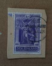 NEW ZEALAND 1920 Victory 6d Purple on piece with nice KEKERANGU A Class cancel. - 74936 - Used