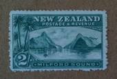 NEW ZEALAND 1898 Pictorial 2/- Green. Third Local Print. Perf 14. Watermark. - 74943 - UHM