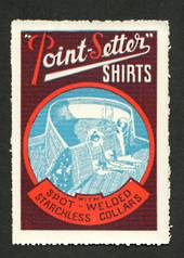 NEW ZEALAND 1950 Pointsetter Shirts. - 74967 - Cinderellas