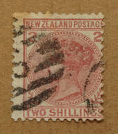 NEW ZEALAND 1874 Victoria 1st First Sideface 2/- Red. - 75001 - FU