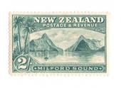 NEW ZEALAND 1898 Pictorial 2/- Blue-Green. London Print. Very lightly hinged. - 75012 - LHM