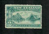 NEW ZEALAND 1898 Pictorial 2/- Grey-Green. London Print. Hinge remains. - 75013 - Mint