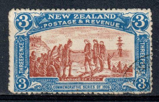 NEW ZEALAND 1906 Christchurch Exhibition 3d Blue and Brown. Very fine. Probably CTO. - 75067 - VFU