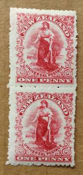 NEW ZEALAND 1901 1d Universal. Pair. - 75102 - UHM