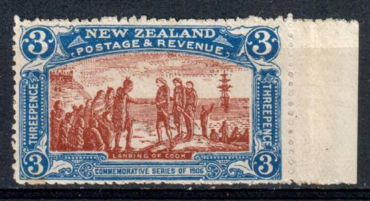 NEW ZEALAND 1906 Christchurch Exhibition 3d Blue and Brown. Slight toning. Very lightly hinged. - 75128 - LHM