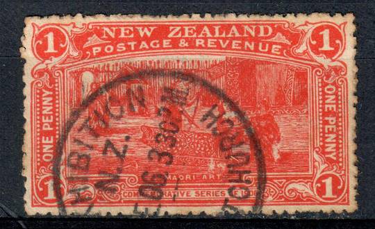 NEW ZEALAND 1906 Christchurch Exhibition 1d Vermilion. Exhibition cancel. - 75129 - VFU