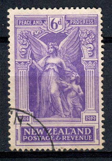 NEW ZEALAND 1920 Victory 6d Purple. - 75142 - CTO