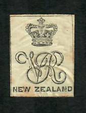 NEW ZEALAND Seal cut from an old document. Crown "VR New Zealand ". - 75159 - Fiscal