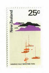 NEW ZEALAND 1970 Pictorial 25c Hauraki Gulf. Offset Pinting. - 75207 - UHM