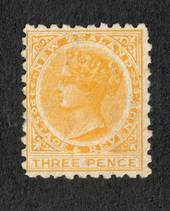 NEW ZEALAND 1882 Victoria 1st Second Sideface 3d Yellow. Excellent copy. - 75213 - MNG
