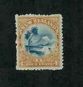 NEW ZEALAND 1898 Pictorial 4d Lake Taupo. Third Local Issue. Perf 14. - 75240 - UHM