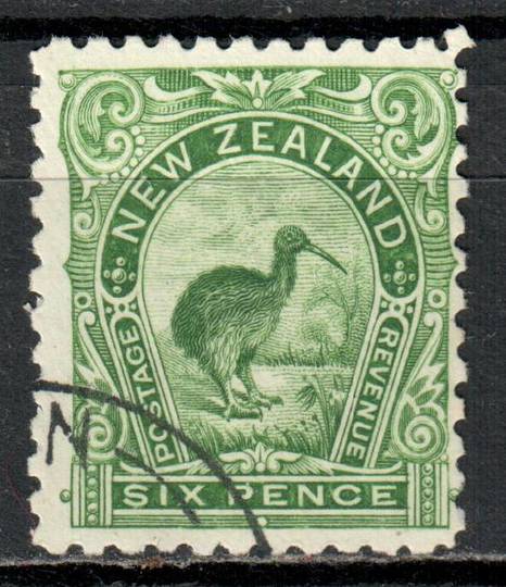 NEW ZEALAND 1898 Pictorial 6d Green. Perf 11. Local Print. - 75254 - CTO
