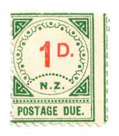 NEW ZEALAND 1899 Postage Due 1d Red and Green. - 75277 - UHM