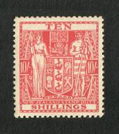 NEW ZEALAND 1931 Arms 10/- Red. - 75297 - UHM