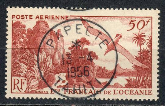 FRENCH OCEANIC SETTLEMENTS 1948 Definitive Air 50fr Brown-Lake. - 75319 - VFU