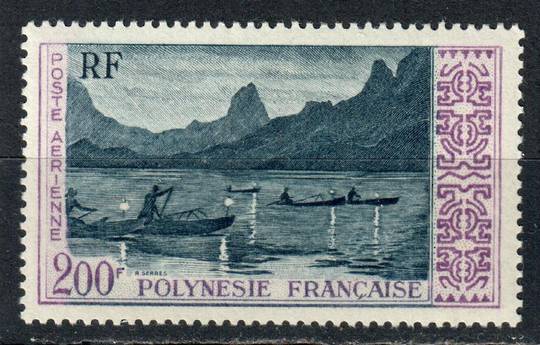 FRENCH POLYNESIA 1958 Definitive 200fr Multicoloured. Very lightly hinged. - 75333 - LHM
