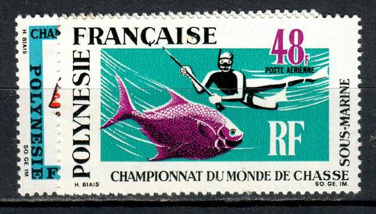 FRENCH POLYNESIA 1969 World Underwater Hunting Championships. Set of 2. - 75367 - UHM