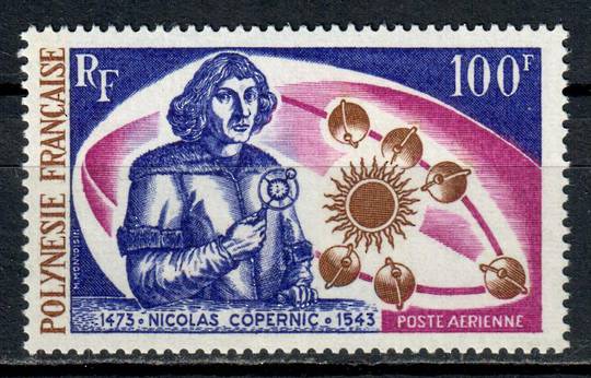 FRENCH POLYNESIA 1973 500th Anniversary of the Birth of Nicholas Copernicus. - 75384 - UHM