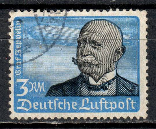 GERMANY 1934 Air 3m Black and Blue. - 75408 - VFU