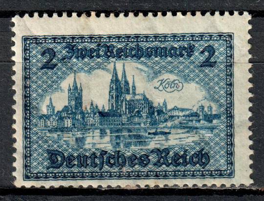 GERMANY 1930 Definitive 5m Grey-Green. Watermark Mesh. - 75421 - LHM