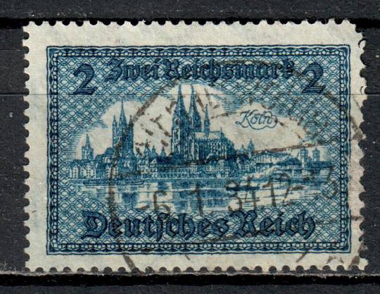 GERMANY 1930 Reichsmark Definitive 2m Blue. - 75426 - Used
