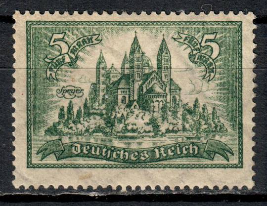 GERMANY 1924 Definitive 5m Grey-Green. - 75427 - Mint