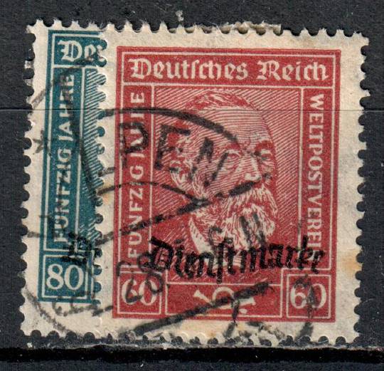 GERMANY 1924 Official. Set of 2. - 75428 - FU