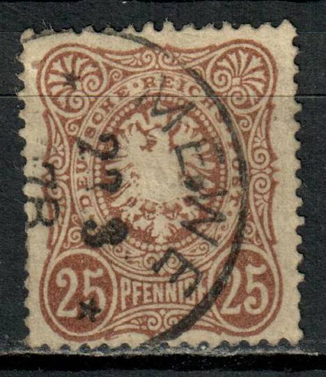 GERMANY 1875 Definitive 25pf Yellow-Brown. - 75439 - FU
