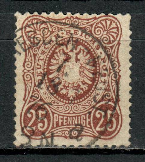 GERMANY 1875 Definitive 25pf Red-Brown. - 75440 - FU
