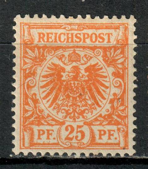 GERMANY 1889 Definitive 25pf Orange. - 75450 - Mint