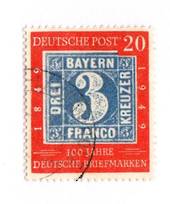 WEST GERMANY 1949 Centenary of the First German Stamps 20pf Grey-Blue and Vermilion. - 75461 - FU